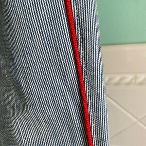 Parker Smith Red Side Striped Jeans